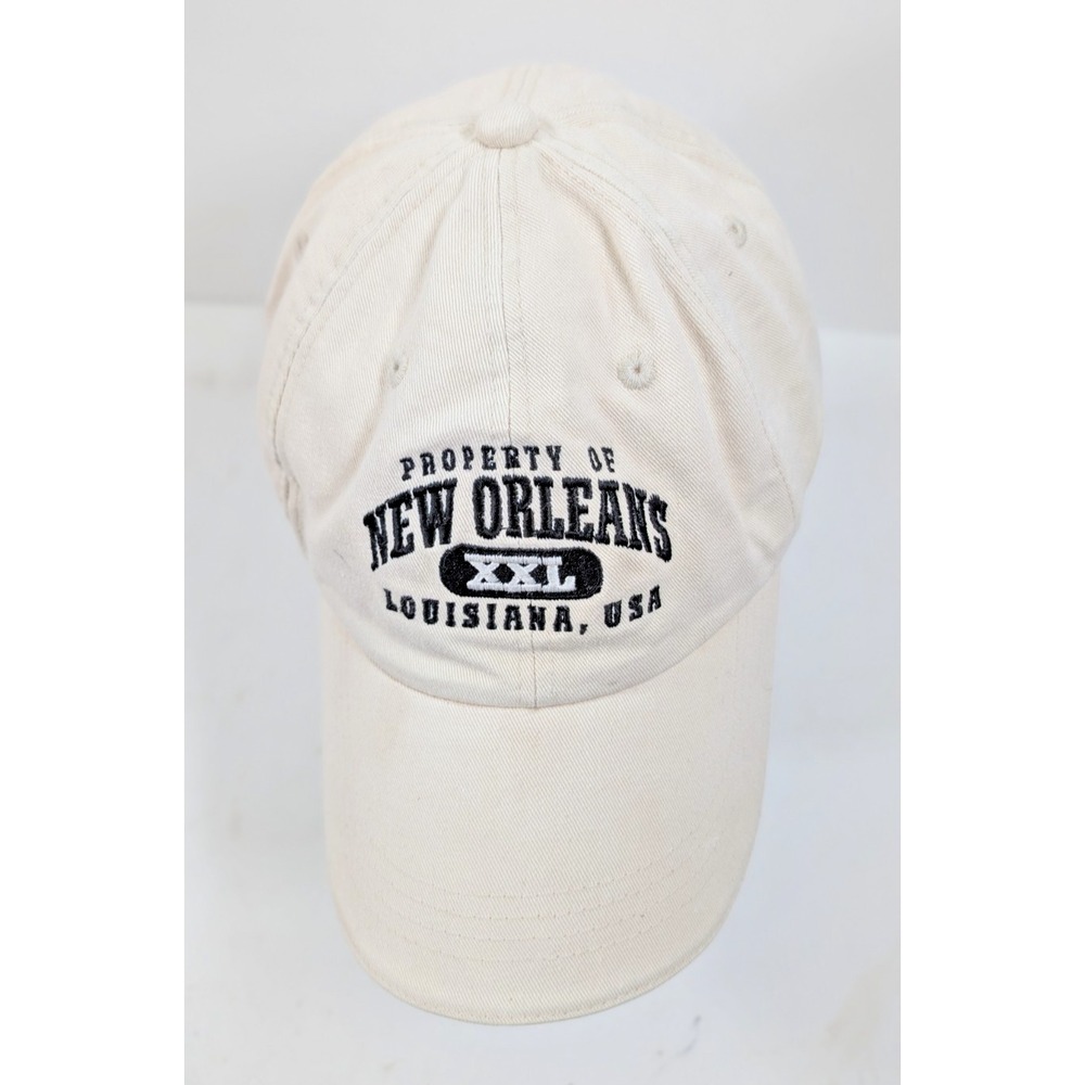 New Orleans XXL Louisiana Hat Cap Strap Back Adult One Size Bullet Line Headwear